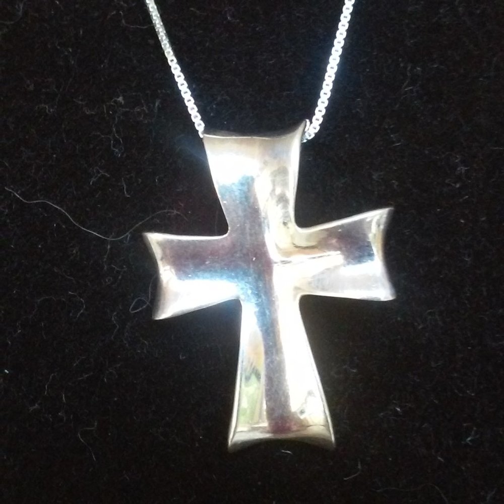Sterling Silver Cross Necklace